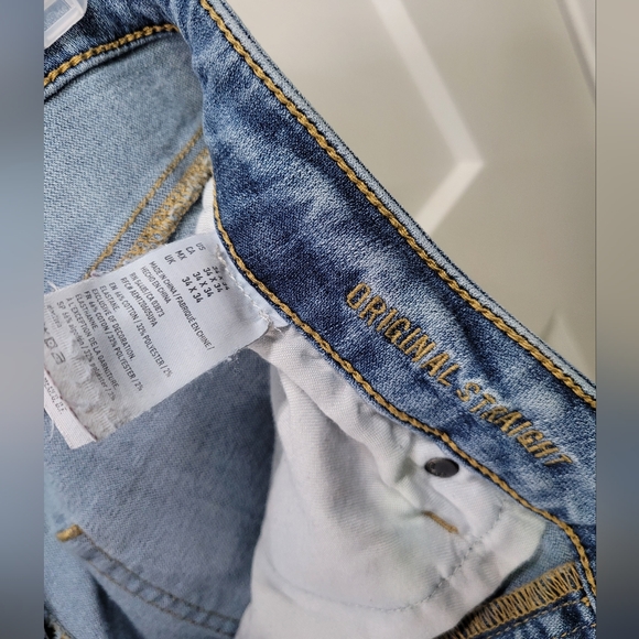 Men 34 x 34 - American Eagle - 360 Extreme Flex / Original Straight Denim Jeans - Picture 3 of 5